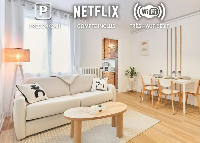 Le Cocon, Centre-Ville, Calme, 4 Personnes, Proche Commerces